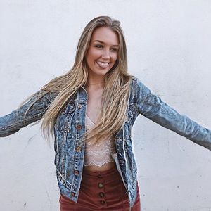 Lucky brand tomboy trucker denim jacket